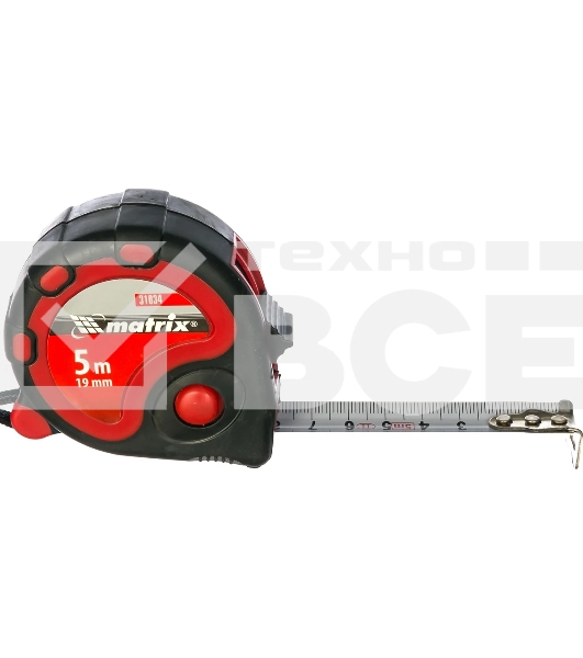 Рулетка Matrix status 3 fixations 5мх19мм двухкомпонентный корпус 3 фиксации ленты