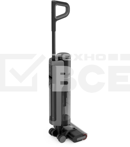 Пылесос моющий Dreame Wet and Dry Vacuum H12 Pro серый, питание от аккумулятора, 300 Вт, уборка влажная/сухая, пылесборник 0,9 л, работа от АКБ max - 35 мин