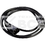 Шнур питания NTSS NTSS-PC13143 C13-С14 проводник.:3x1мм2 1м 220/250В 10А черный, фото 1