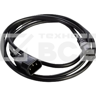 Шнур питания NTSS NTSS-PC13143 C13-С14 проводник.:3x1мм2 1м 220/250В 10А черный