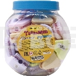 Точилка для карандашей ручная Silwerhof Cookies Монстрики 1 отверстие пластик ассорти туба, фото 1