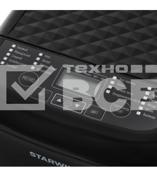Хлебопечь Starwind SBM1083 500Вт черный
