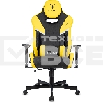 Кресло игровое Knight Thunder 5X черный/желтый эко.кожа крестов. металл, фото31