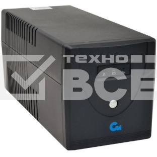 Источник бесперебойного питания Связь Инжиниринг СИПБ1БА.6-11/ЛИ Schuko 600Вт 1000ВА черный