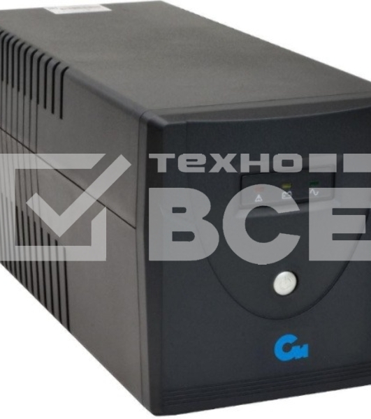 Источник бесперебойного питания Связь Инжиниринг СИПБ1БА.6-11/ЛИ Schuko 600Вт 1000ВА черный