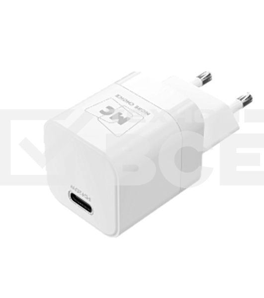 Сетевое зарядное устройство MORE CHOICE (4620202555816) NC86 1Type-C 3.0A PD 20W, белый