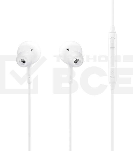 Проводные наушники Samsung EO-IC100 белый, внутриканальные, USB Type-C, встроенный микрофон