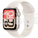 Смарт-часы Apple Watch SE 3 2025 A3324 40мм OLED корп.сияющая звезда Sport Band рем.сияющая звезда разм.брасл.:130-180мм (MEH34LW/A), фото 1