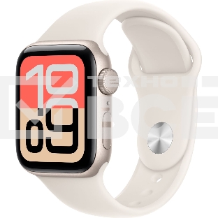 Смарт-часы Apple Watch SE 3 2025 A3324 40мм OLED корп.сияющая звезда Sport Band рем.сияющая звезда разм.брасл.:130-180мм (MEH34LW/A)