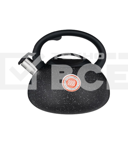 Чайник для плиты AGNESS 907-080 Black Marble нерж. 3 л