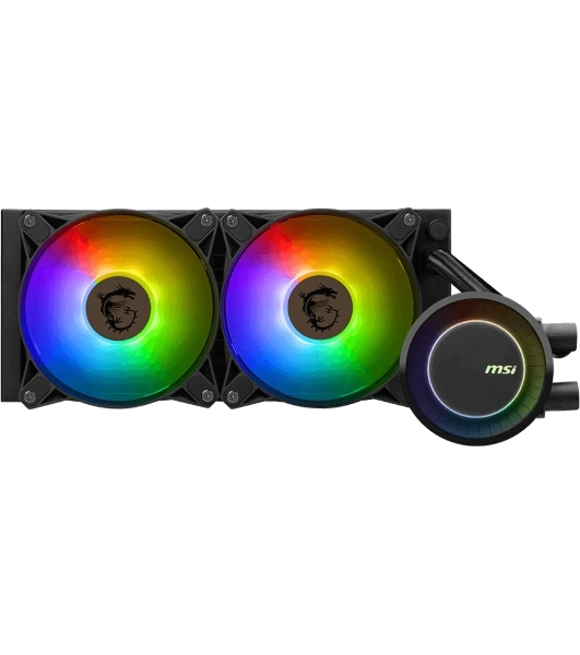Система жидкостного охлаждения MSI MAG CORELIQUID E240 2x ARGB Fan LGA 1200/1700 AM5/AM4 (306-7ZW5E17-C24)