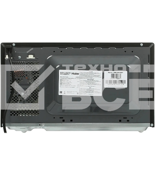 Микроволновая печь Haier HMB-MM208BA черный/серебристый, 20 л, 800 Вт, переключатели - поворотный механизм