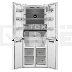 Холодильник Maunfeld MFF192NFPW01 Inverter белый трехкамерный 334/184л морозилка снизу, No Frost, Side by Side, фото3