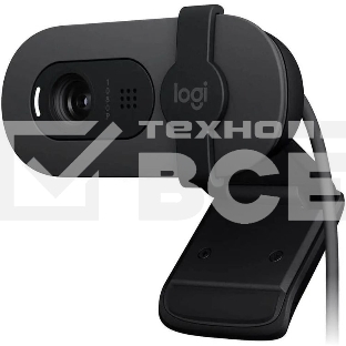 Камера Web Logitech Brio 95 графитовый 2Mpix (1920x1080) USB2.0 с микрофоном для ноутбука (960-001583)