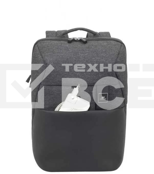 Рюкзак для ноутбука 15.6' Riva 8861 черный полиуретан/полиэстер