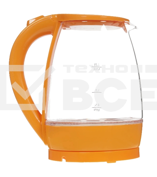 Чайник электрический Великие Реки Дон-1 оранжевый