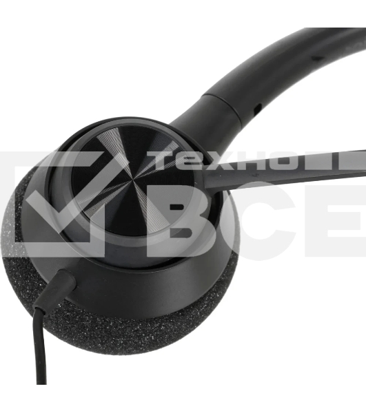 Гарнитура Plantronics EncorePro EP310 QD чёрный, проводная