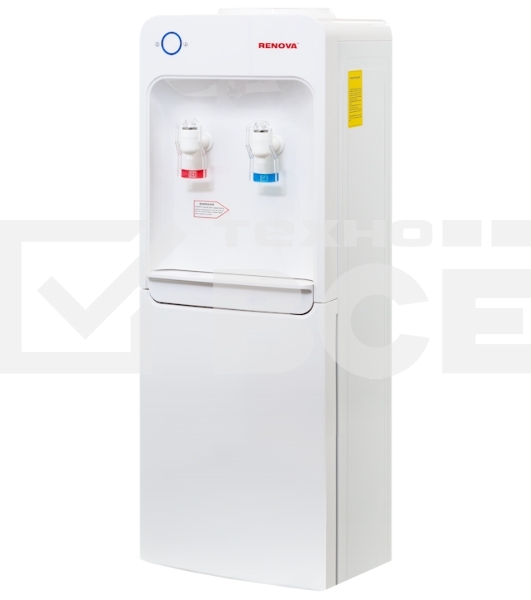Кулер для воды Renova DT-F2C, верхняя загрузка, нагрев 95 °С, охлаждение 8 °С, белый