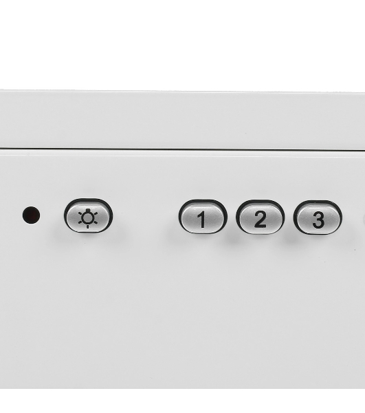 Вытяжка встраиваемая Elikor Flat 52П-650-К3Д белый, 50 см, 650 м³/ч, 36 дБ