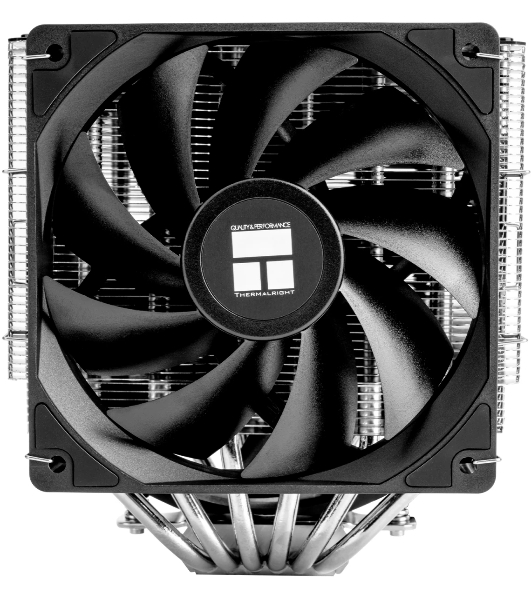 Устройство охлаждения (кулер) Thermalright Peerless Assassin 140 SE Soc-AM5/AM4/1200/1700/1851 черный 4-pin 19-25.6dB Al+Cu 1000gr Ret (PA140-SE)