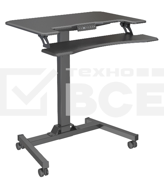 Стол для ноутбука Cactus VM-FDE103 столешница МДФ черный 91.5x56x123см (CS-FDE103BBK)