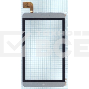 Сенсорное стекло (тачскрин) RP-468A-7.0 FPC-755-A1, серое