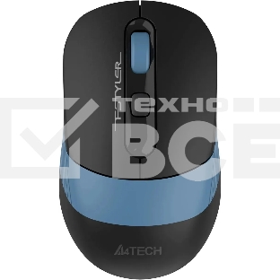 Мышь беспроводная A4Tech Fstyler FG10CS Air черный/синий, 2000 dpi, радиоканал, USB, кнопки - 4