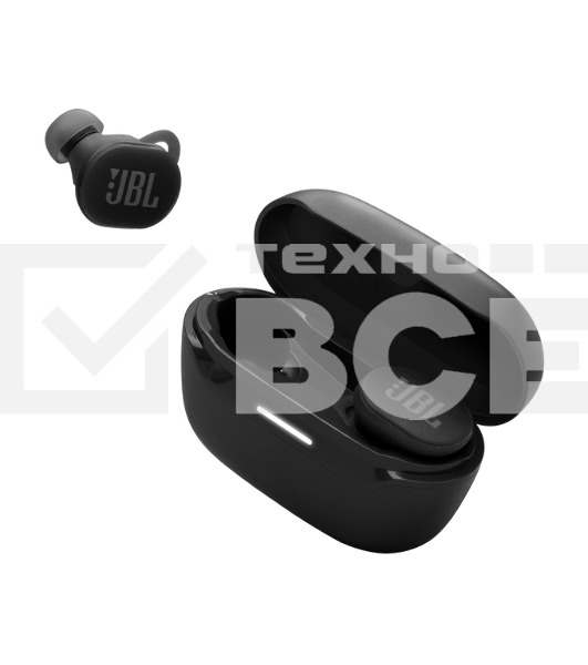 Гарнитура внутриканальные JBL Endurance Race 2 черный беспроводные bluetooth в ушной раковине (JBLENDURACE2BLK)