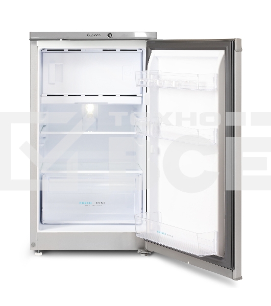 Холодильник Бирюса M408 металлик однокамерный 88/27л морозилка сверху