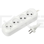 Удлинитель бытовой Smartbuy (SBE-10-4-05-N) 4 гнз х 5,0 м (10А/2.2кВт, ПВС 2х1.0), фото 1