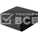 Мини ПК MSI Cubi NUC 1M-043XRU Core 7 150U (1.8) 16Gb SSD 512Gb Graphics CR без ОС 2xGbitEth WiFi BT 120W черный (9S6-B0B111-408), фото 1