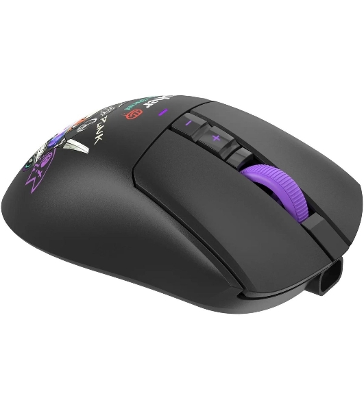 Мышь A4Tech Bloody R73 Pro черный/рисунок оптическая 26000dpi беспров. USB-C 7but (R73 PRO CYPHER GHOST)