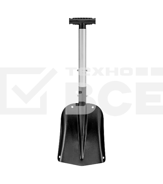 Лопата автомобильная Denzel алюминиевая, 212х280х650-815 мм, телескопический черенок