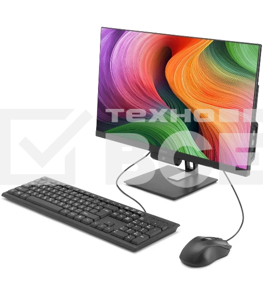 Моноблок Digma Action 21.5' Full HD N95 (1.7) 8Gb SSD 256Gb UHDG 600 CR Windows 11 Professional GbitEth WiFi BT 36W клавиатура мышь Cam черный 1920x1080