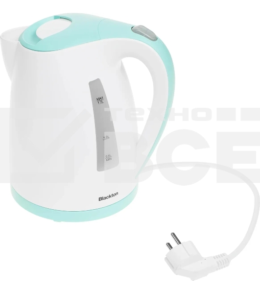 Чайник электрический Blackton Bt KT1702P белый-зеленый