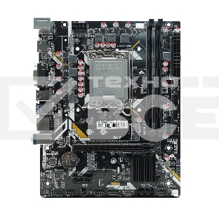 Материнская плата CBR H610M Chipset H610, Socket 1700, 2хDDR4, mATX, VGA+HDMI, 1хPCIEx16,2хPCIEx1,1хM.2(PCIe NVMe Gen3 x4), 3хSATA3, 2хUSB2.0 + 2хUSB3.0, LAN 1Gb