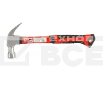 Молоток гвоздодер Matrix 450 г, боек c магнитом, фиберглассовая обрезиненная рукоятка, фото 1