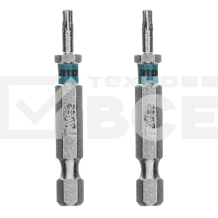 Бита Gross Torx 10х50 мм, сталь S2, шестигр., 2 шт.