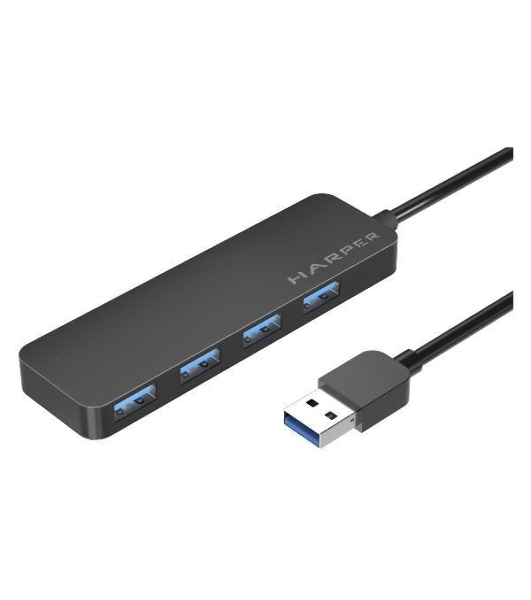 USB-концентратор Harper HUB-04P, USB Type-A, USB/MicroUSB