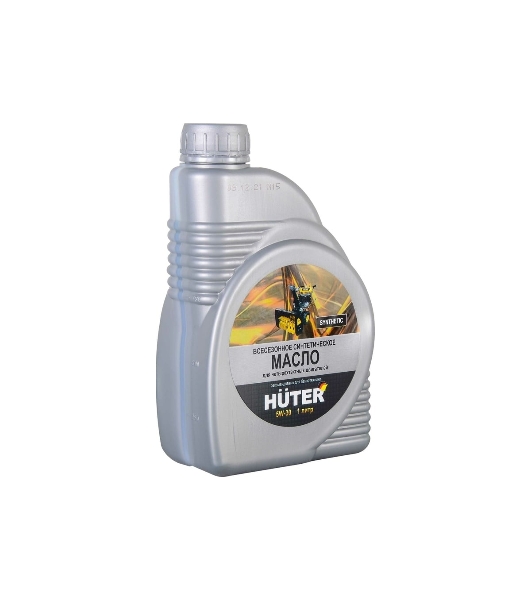 Масло моторное Huter 5W-30 синтетическое для четырехтактных двигателей для техники Huter 1л 73/8/1/2