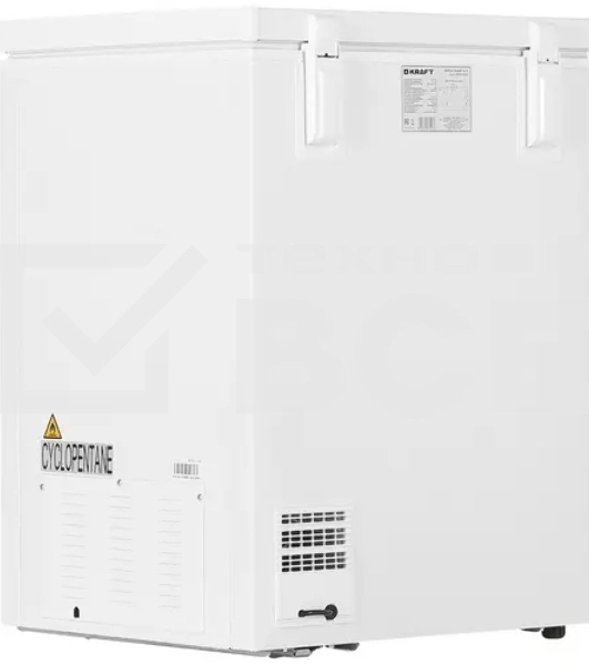 Морозильный ларь Kraft BD(W)-152QX, белый, 155л