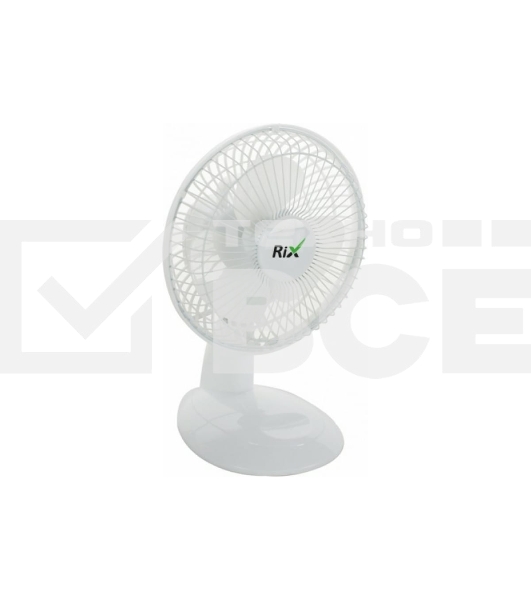 Вентилятор настольный Rix RDF-2200W белый