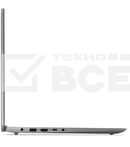 Ноутбук Lenovo IdeaPad Slim 3 15AMN8 IPS Ryzen 5 7520U 8Gb SSD 512Gb AMD Radeon 610M 15,6 FHD No OS Grey