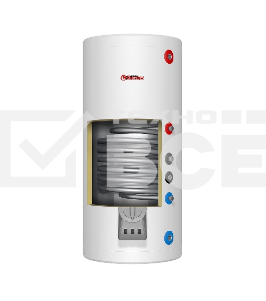 Водонагреватель Thermex IRP 200 V (combi) 6кВт 200л комбинированный напольный/белый