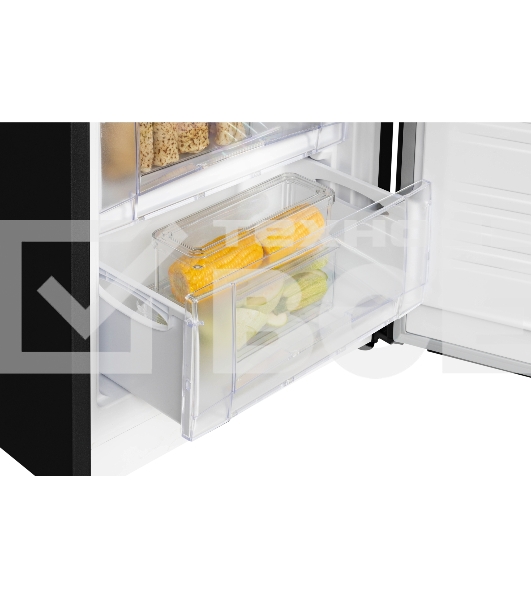 Морозильная камера Nordfrost DF 256 BAP, черный, 100л, 3 ящика