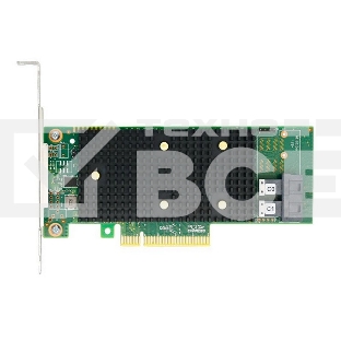 HBA-адаптер Broadcom 9400-8i SGL (05-50008-01)  PCIe 3.1 x8 LP, Tri-Mode SAS/SATA/NVMe 12G HBA, 8port(2*int SFF8643), 3408 IOC