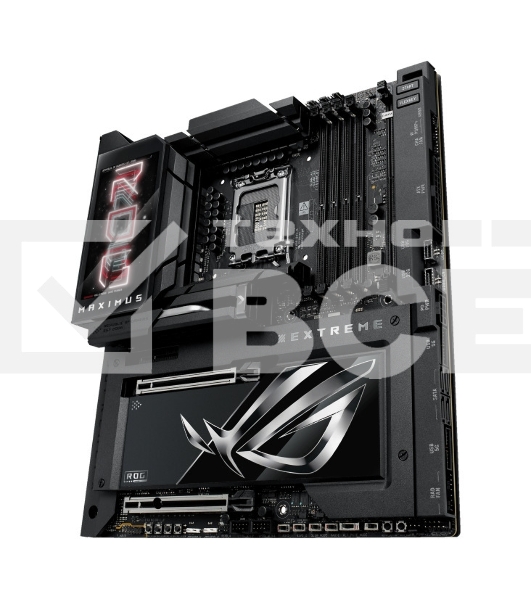 Материнская плата ASUS ROG MAXIMUS Z890 EXTREME, LGA 1851, Intel Z890, 4xDDR5, 4xSATA, 4xM.2, 1xPCI-E 5.0 x16, 1xPCI-E 5.0 x8, 1xHDMI, 2xUSB-C, 2x 10Gb LAN, 5xUSB-A 3.2 Gen 2, 1xUSB-C 3.2 Gen 2x2, 2xUSB-C Thunderbolt 5, 2x3.5 мм, 7.1, E-ATX