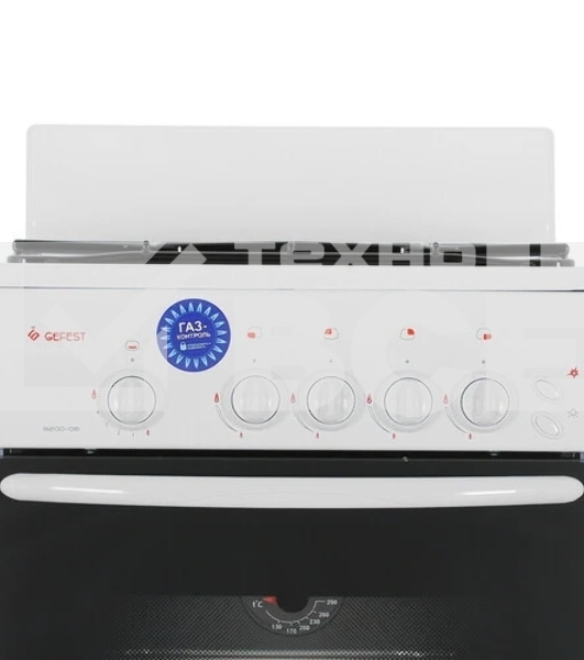 Плита газовая Gefest ПГ 3200-06 К35 белый, конфорок 4 шт, духовка 42 л, 50 см x 85 см x 53 см