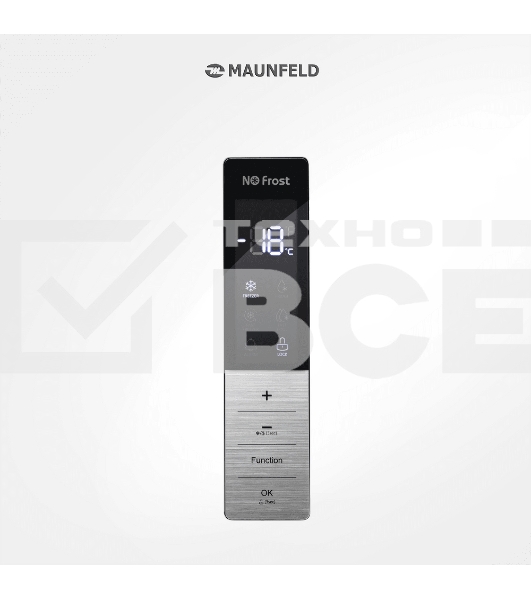 Морозильная камера Maunfeld MFFR185W, белый, 380л, 7 ящиков