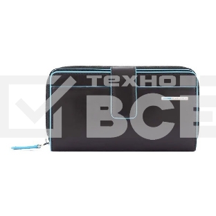 Кошелек женский Piquadro Blue Square PD1354B2R/N черный натур.кожа